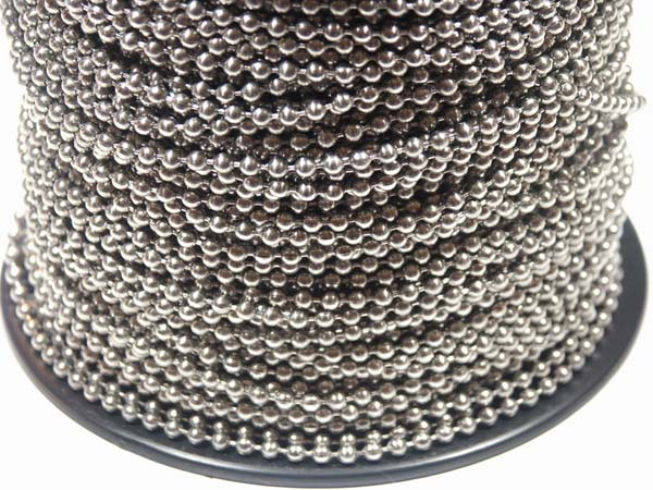 10 Beaded Ball Chain (4.5mm) – USA Made Nickel Uganda - View #11