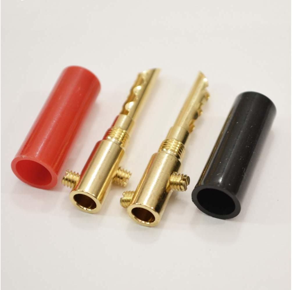 SBFA50G Gold Plated Studio BFA Banana Plug Speaker Connectors