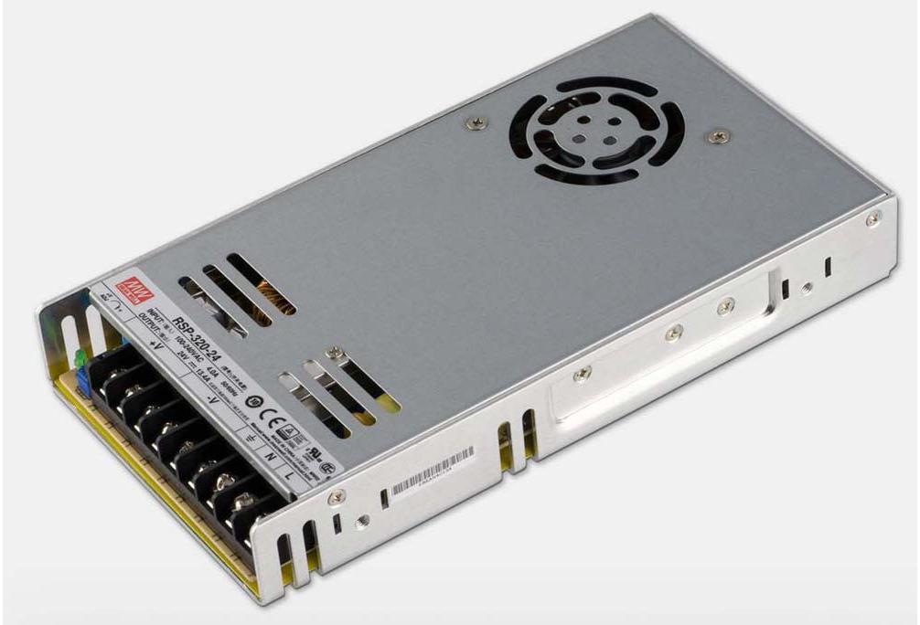 Mean Well RSP-320-24 Enclosed Power Supply 24VDC 13.4 Amp