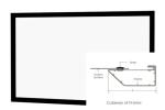 Da-Lite Cinema Contour Fixed Wall Projection Screen