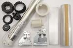 Gaposa XS30-DC2028RD 24VDC RF/DCT Roller Shade Motor Kit with 2" x 48" Tube