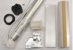 Gaposa XS30-DC2028RD 24VDC RF/DCT Roller Shade Motor Kit with 1.5" x 72" Tube