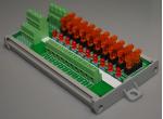 AVO 10 Position Panel Mount Fused Power Distribution Panel/Terminal Block - PD10F532DC-PM