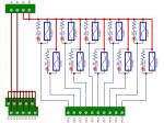 AVO 10 Position DIN Rail Fused Power Distribution Panel/Terminal Block - PD10F532DC-DM