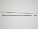 General/Carol Cable C1356 Parallel 24 AWG Zip Cord, White, TC/BC conductors - Cable Markings