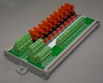 AVO 10 Position Panel Mount Fused Power Distribution Panel/Terminal Block - PD10F532DC-PM