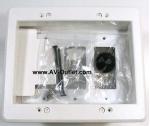 Arlington Ind. DVFR3W - Recessed 3 Gang Electrical Box - White