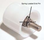 Somfy 9013592 2" Collapsible Idler w/10mm Shaft