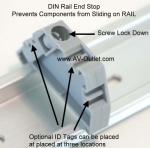 Altech CA802 End Stop for 35mm DIN Rails