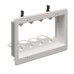 Arlington Ind. LVU4W - Recessed 4 Gang Low Voltage Box