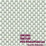 Phifer Sheerweave 2000-P05 White/Platinum - 5% Open