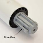 Somfy Sonesse 40 WireFree (ST40WF) RTS Roller Shade Motor Head Drive Gear