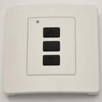 Gaposa QCZTAB Euro Surface Mount RF Wall Remote Control - 1 Channel - White