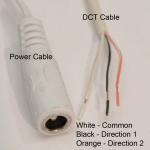 Gaposa XS30-DC2028RD 24VDC Powered RF/DCT Roller Shade Motor, Power