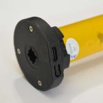 A-OK AM25-1/30-ES-E  RF Roller Shade Motor with Built-in Lithium-ion Battery -Head