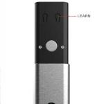 A-OK AC153-06 RF Remote Control - Learn Button - Silver