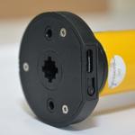 A-OK AM28-1.8/25-ES-E-USB  RF Roller Shade Motor with Built-in Lithium-ion Battery - Head