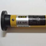 A-OK AM28-1.8/25-ES-E-USB  RF Roller Shade Motor with Built-in Lithium-ion Battery - Label