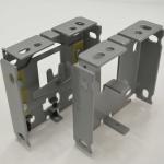 ZMC RS-UED 3" Fascia Bracket for Rollease R8 Clutches and Shade Motors - Gray