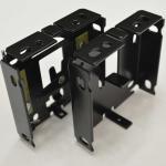 ZMC RS-UEE 3" Fascia Bracket for Rollease R8 Clutches and Shade Motors - Black