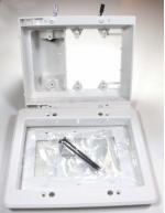 Arlington Ind. TVBU507 - Recessed 3 Gang Dual Voltage Work Box