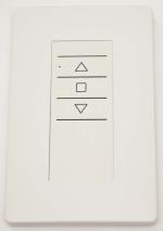 Gaposa QCTZ01D Surface Mount RF Wall Remote Control - 1 Channel - White