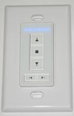 A-OK AC135-06 RF Wireless Wall Remote Control - 6 Channel - White