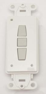 Gaposa QCTZDEK Decorator RF Wall Remote Control - 1 Channel - White