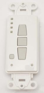 Gaposa QCTZDEK4 Decorator RF Wall Remote Control - 4 Channel - White