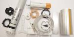 Gaposa XS50-DC4028 (XSDC5DZ428) 24VDC RF/DCT Roller Shade Motor Kit with 2.5" x 105" Tube