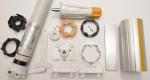 Gaposa XS50-Li3026 Li-ion RF Roller Shade Motor Kit with 2.5" x 36" Tube