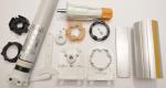 Gaposa XS0-Li3026 (XSDC5EZ326B) Li-ion RF Roller Shade Motor Kit with 2.5" x 105" Tube