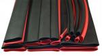 Black and Red Dual Wall Adhesive Lined 3:1 Heat Shrink Tubing Sample Kit