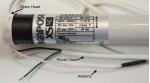 Gaposa XS40-AC6024 120VAC Powered RF Roller Shade Motor, Label