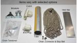 Rollease R8C03-Kit - Chain/Clutch Drive Roller Shade Kit with 1.25" x 12" Tube