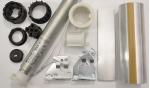 Gaposa XS30-DC2028 24VDC RF Roller Shade Motor Kit with 2" x 60" Tube