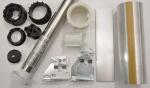 Gaposa XS30-Li2026 Li-ion RF Roller Shade Motor Kit with 2" x 94" Tube