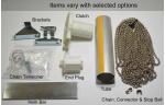 Rollease R16-Kit - Chain/Clutch Drive Roller Shade Kit with 1.5" x 72" Tube