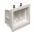Arlington Ind. DVFR3W - Recessed 3 Gang Electrical Box - White