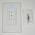 A-OK AC135-06 RF Wireless Wall Switch - Package Contents - 6 Channel - White