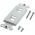 DKey-2P, Decorator Keystone Wall Plate - White - 2 Port