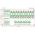 AVO 10 Position DIN Rail Fused Power Distribution Panel/Terminal Block - PD10F532DC-DM