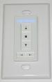 A-OK AC135-06 RF Wireless Wall Remote Control - 6 Channel - White