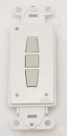 Gaposa QCTZDEK Decorator RF Wall Remote Control - 1 Channel - White