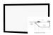 Da-Lite Cinema Contour Fixed Wall Projection Screen