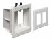 Arlington Ind. TVBU505 - Recessed 2 Gang Dual Voltage Box