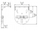 ZMC RS-591 Stud Head Motor Bracket - Drawing