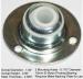 Somfy Sonesse 50 and LT50 - Idler Bracket 10mm - 9012657