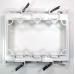 Arlington Ind. LVU3W - Recessed 3 Gang Low Voltage Box