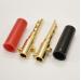 SBFA50G - Gold Plated Studio BFA Banana Plug Speaker Connectors - Pieces